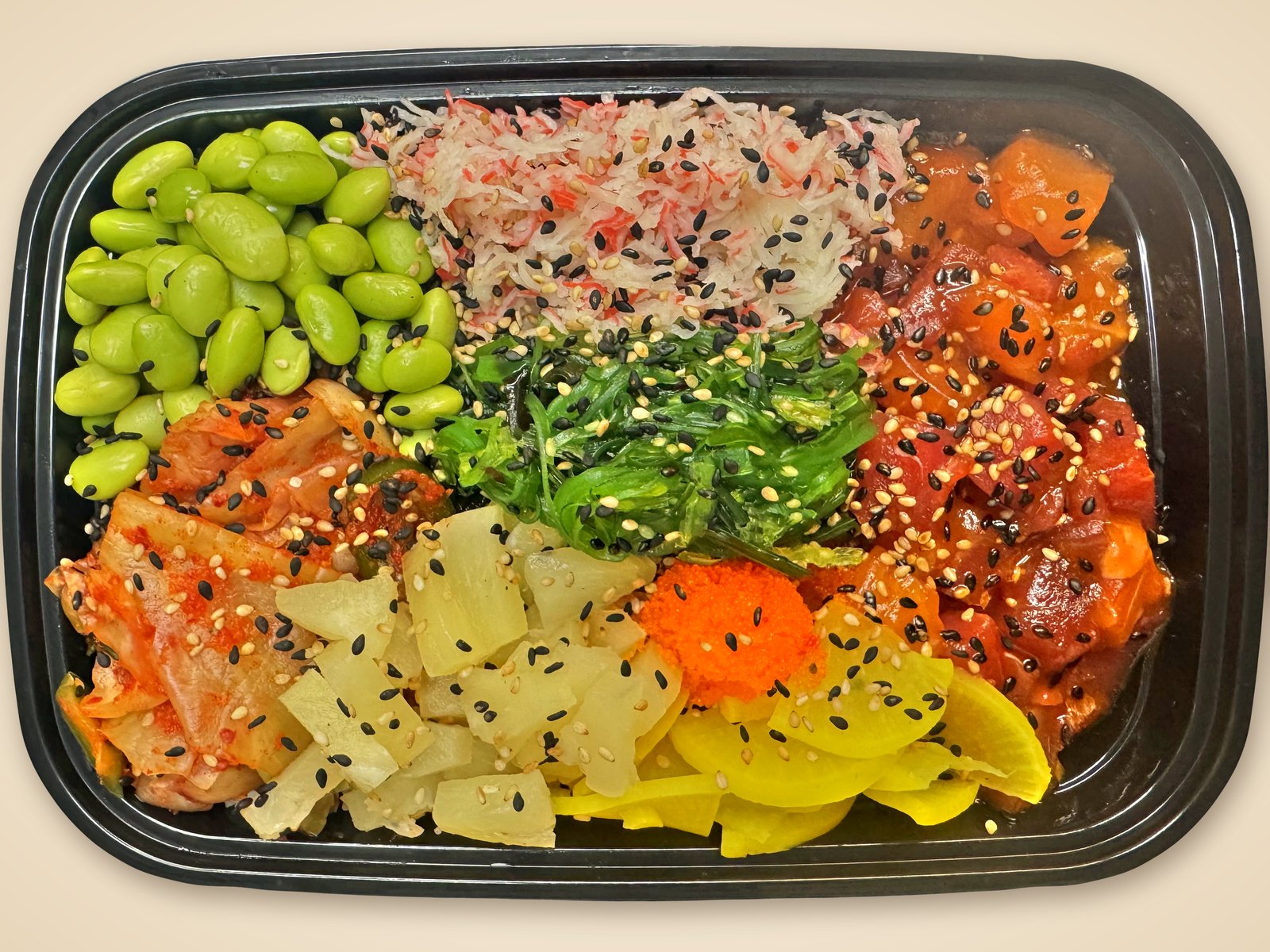 Build-your-own poke bowl